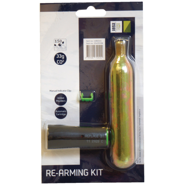 Gjenoppladingspakke 33 g + klips